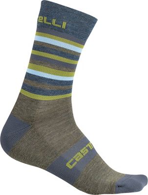 Chaussettes Castelli Gregge (15 cm) - Climbing Ivy/Light Steel Blue - S/M