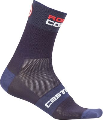 Chaussettes Castelli Rosso Corsa 6 - Dark Steel Blue - L/XL/XXL
