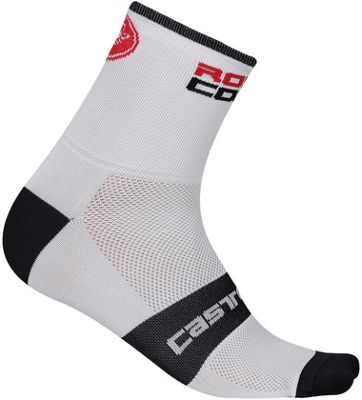 Chaussettes Castelli Rosso Corsa 6 - Blanc - XXL