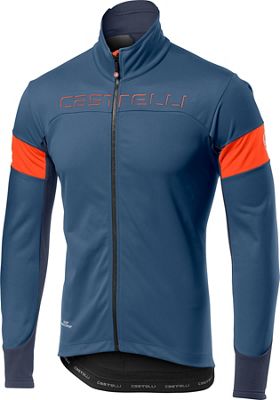 Veste Castelli Transition - Light Steel Blue/Orange
