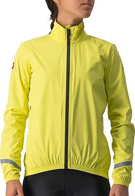 Castelli Womens Emergency Jacket - Brilliant Yellow - L}, Brilliant Yellow