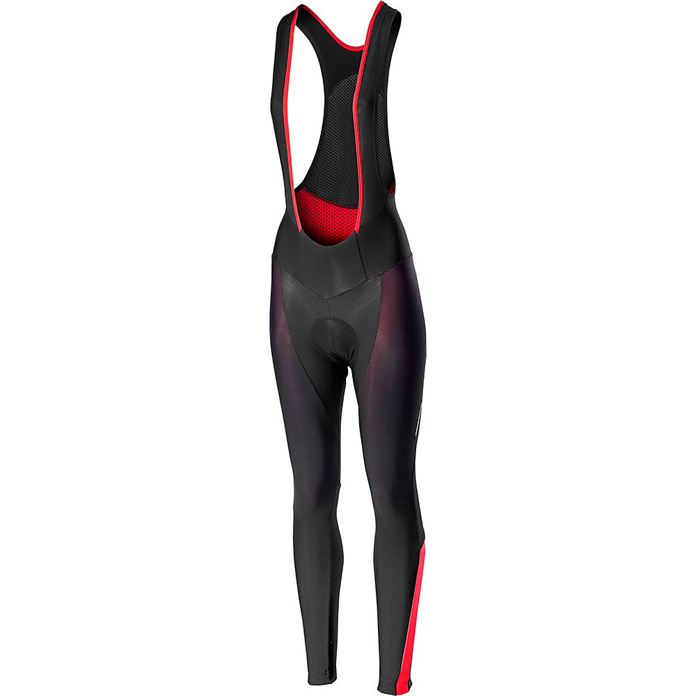Cuissard long à bretelles Femme Castelli Sorpasso 2 - Noir/Brilliant Pink - XS