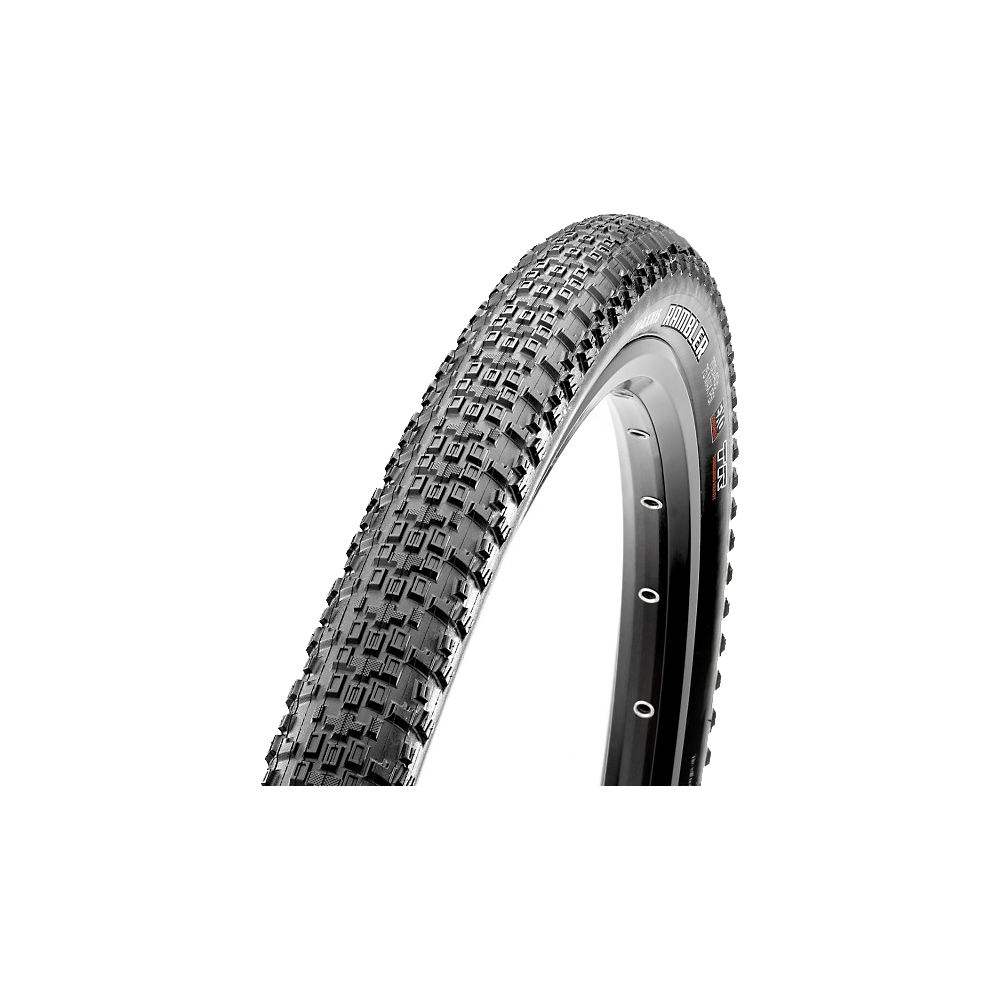 Image of Maxxis Rambler Gravel Tyre - EXO - TR - Black - Folding Bead, Black