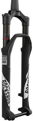 Fourche RockShox SID RLC Solo Air (15 mm) 2018 - Matt Black-White - 100mm Travel, Matt Black-White