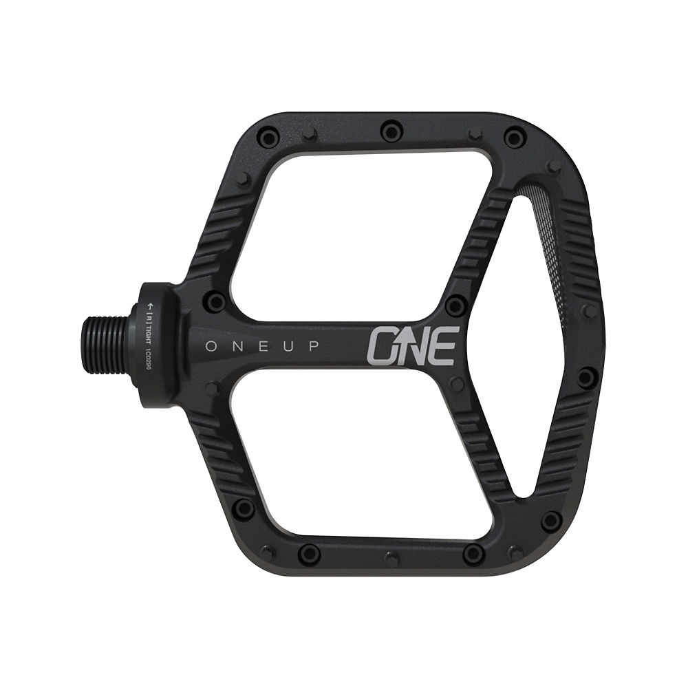Pédales plates VTT OneUp Components (aluminium) - Noir, Noir