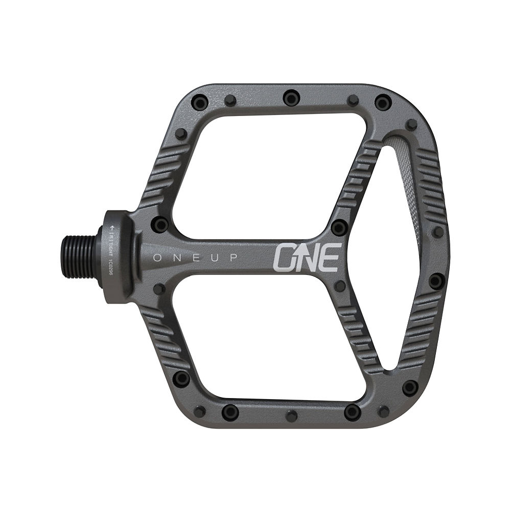 Pédales plates VTT OneUp Components (aluminium) - Gris, Gris