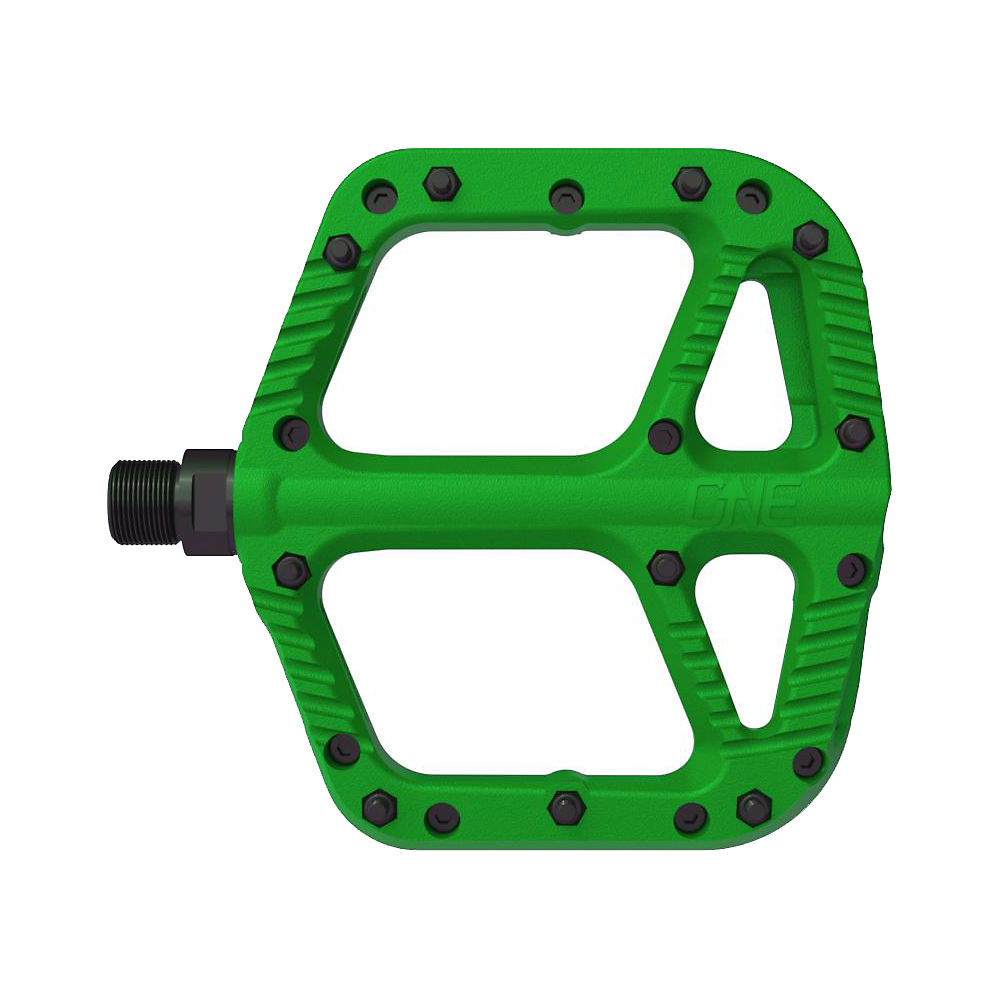 Pédales plates VTT OneUp Components Comp - Vert, Vert