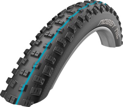 Schwalbe Nobby Nic Addix Tyre - Apex - Snakeskin - Black - Blue - Folding Bead, Black - Blue