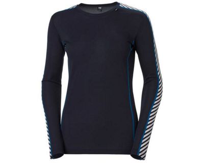 Helly Hansen Lifa Womens Long Sleeve Crew AW17 - Navy - XL}, Navy