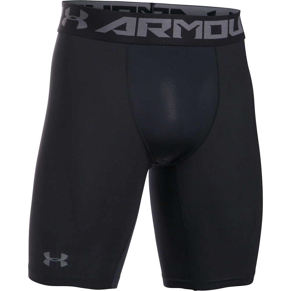 Short long Under Armour HeatGear Armour 2.0 - Noir - Graphite - XL
