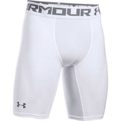 Short long Under Armour HeatGear Armour 2.0 - Blanc
