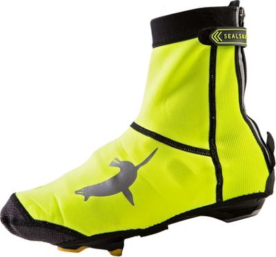 Couvre-chaussures SealSkinz (semelle ouverte, néoprène) - Hi Vis Jaune