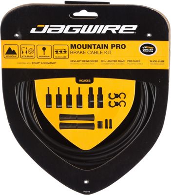 Jagwire Mountain Pro Brake Kit - Stealth Black, Stealth Black