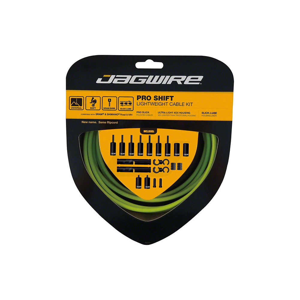 Jagwire Pro Shift Universal Gear Cable Kit - Organic Green, Organic Green