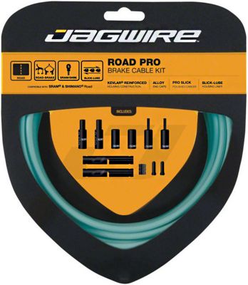Jagwire Road Pro Brake Cable Kit - Bianchi Celeste, Bianchi Celeste