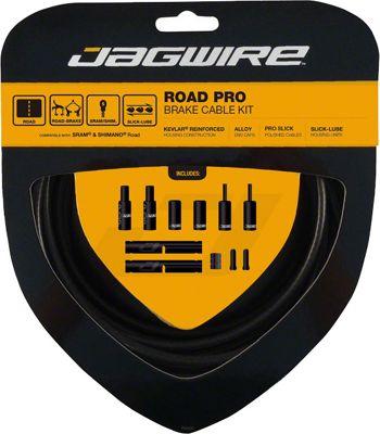 Jagwire Road Pro Brake Cable Kit - Stealth Black, Stealth Black