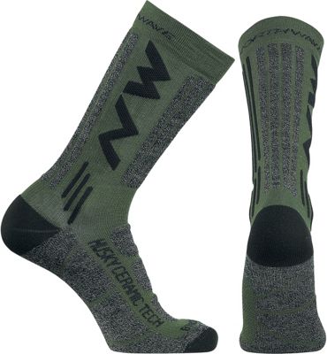 Chaussettes Northwave Husky Ceramic Tech 2 - Vert forêt