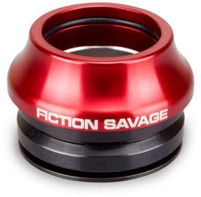 Fiction Savage Integrated Headset - Red, Red