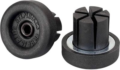 Stolen Thermalite Bar End Plugs - Black - Pair, Black