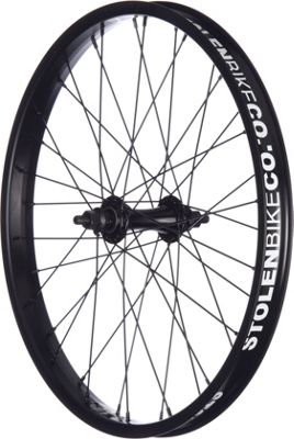 Stolen Rampage 18 Front BMX Wheel - Black, Black