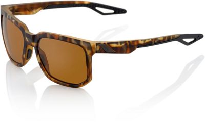 Lunettes de soleil sport 100% Centric - Soft Tact Havana - Bronze Peak Polar, Soft Tact Havana - Bronze Peak Polar