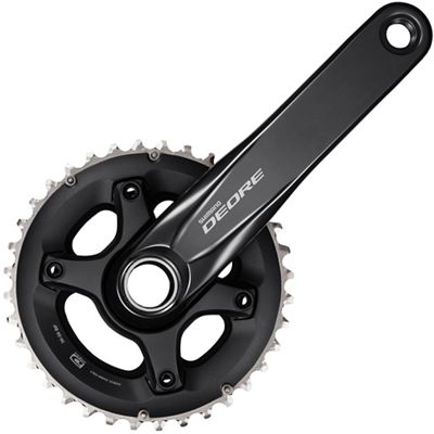Double pédalier Shimano Deore M6000 10 Boost - Noir - 104mm, Noir