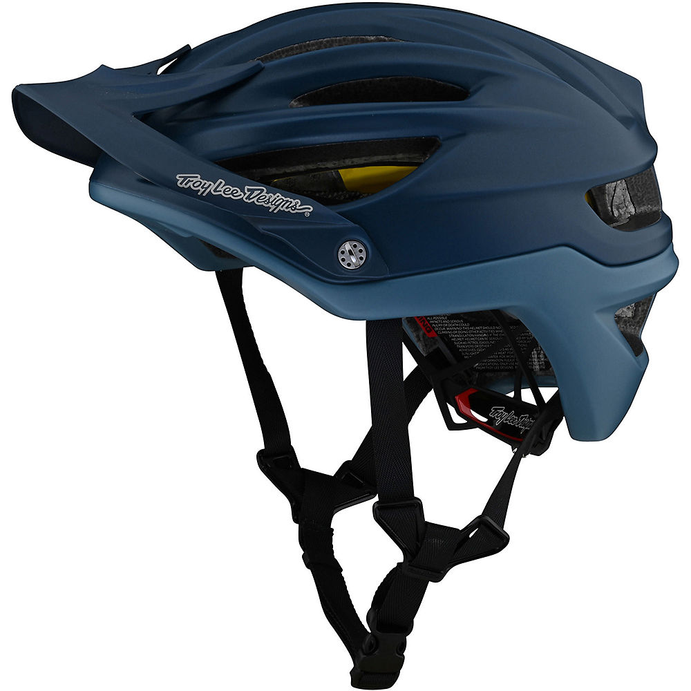 Troy Lee Designs A2 MIPS Helmet - Starburst Red 2018 - Decoy Smokey Blue - XL/XXL}, Decoy Smokey Blue