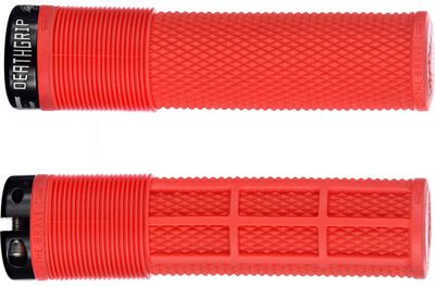 DMR Brendog Death Grip Flangeless MTB Grips - Red - 135mm, Red