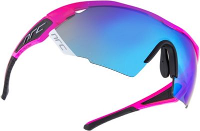 NRC Eyewear NRC X Series X3 Sunglasses - Shiny Sky Azure- Grey- Black Carbon Mirror., Shiny Sky Azure- Grey- Black Carbon Mirror.