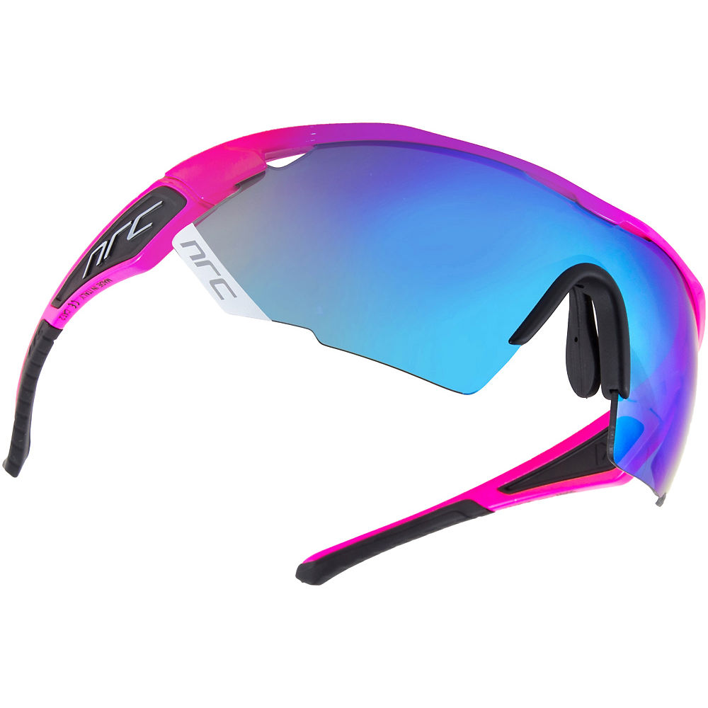 Lunettes de soleil NRC Eyewear NRC X Series X3 - Ciel azur brillant - gris - miroir carbone noir, Ciel azur brillant - gris - miroir carbone noir