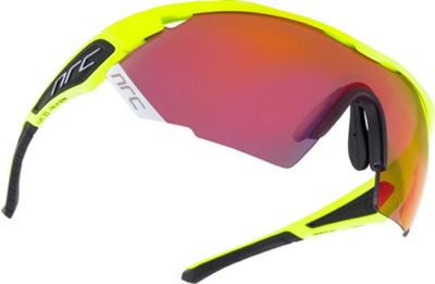 NRC Eyewear NRC X Series X3 Sunglasses - Shiny Fluo Yellow- Infrared Grey- Red Mirror, Shiny Fluo Yellow- Infrared Grey- Red Mirror