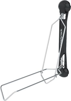 Steadyrack Fat Bike Wall Mounted Bike Rack - Black - Silver - Fits Over 3" Width, Black - Silver