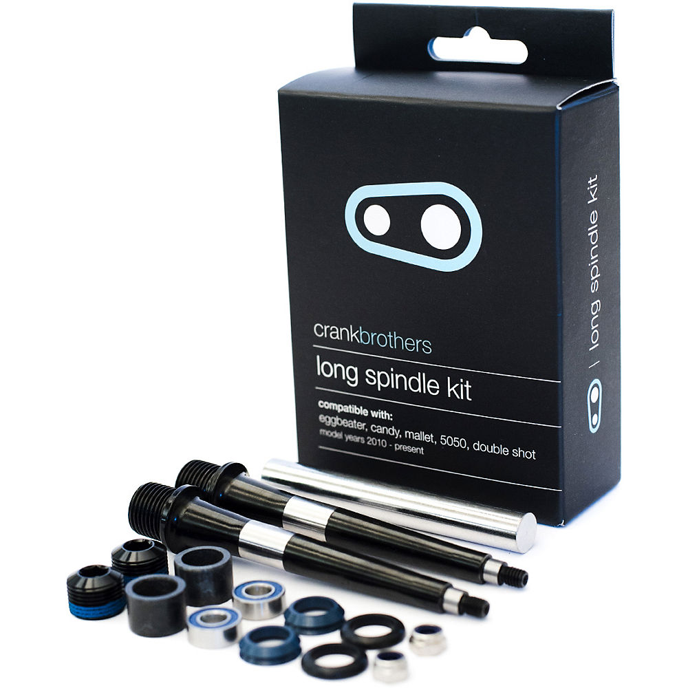 Axe long crankbrothers mise à niveau de pédale - Argent, Argent