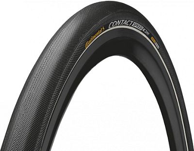 Continental Contact Speed Road Tyre - Black - Reflex - 700c, Black - Reflex