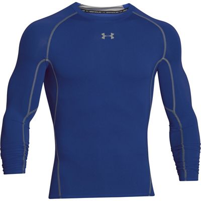Maillot à compression Under Armour HeatGear Armour (manches longues) - Royal - XL