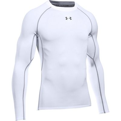 Maglia Under Armour Heatgear Armour Maniche Lunghe  - bianco - XXL, bianco