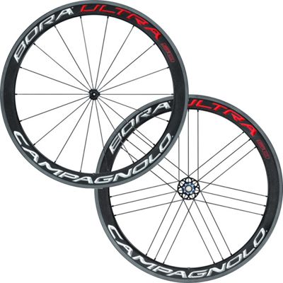 Paire de roues Campagnolo Bora Ultra 50 - Bright Label - Shimano, Bright Label