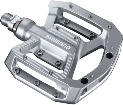 Shimano GR500 Flat MTB Pedals - Silver, Silver