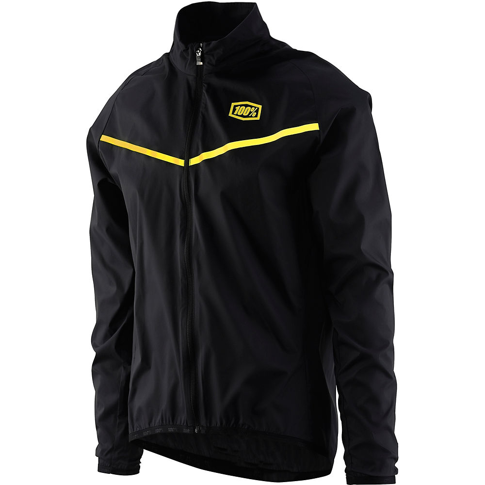 Veste coupe-vent vélo 100% Corridor Stretch - Noir - M, Noir