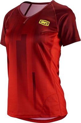 Maillot VTT 100% Airmatic Femme - Rouge - XL