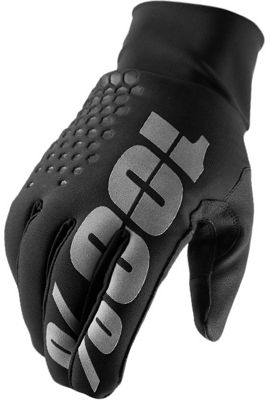 Gants vtt 100% hydromatic imperméable brisker - noir, noir