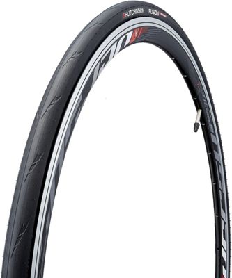 Hutchinson Fusion 5 Kevlar Pro Road Tyre - Black - Folding Bead, Black