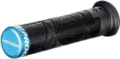 Poignées Nukeproof Horizon Race (très souples) - Noir - Bleu - 143mm, Noir - Bleu