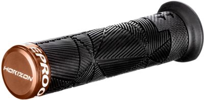 Poignées Nukeproof Horizon Race (très souples) - Noir - Cuivre - 143mm, Noir - Cuivre
