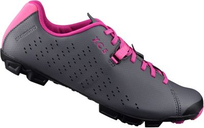 Chaussures VTT Shimano XC5W (XC500) Femme 2018 - Grey - Magenta - EU 39