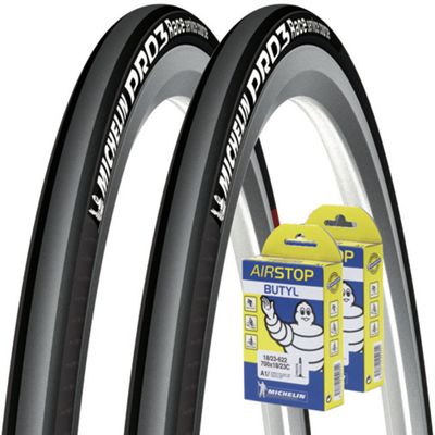 Michelin Pro 3 Race Road Tyres + Tubes Bundle review