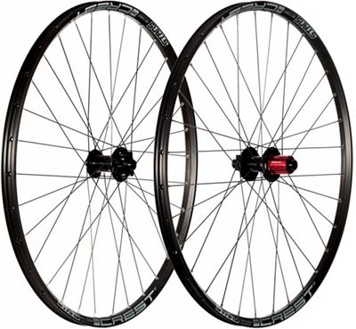 Paire de roues VTT Stans No Tubes Crest S1 - Noir - Gris - 15 x 100mm Front & 142 x 12mm Rear, Noir - Gris