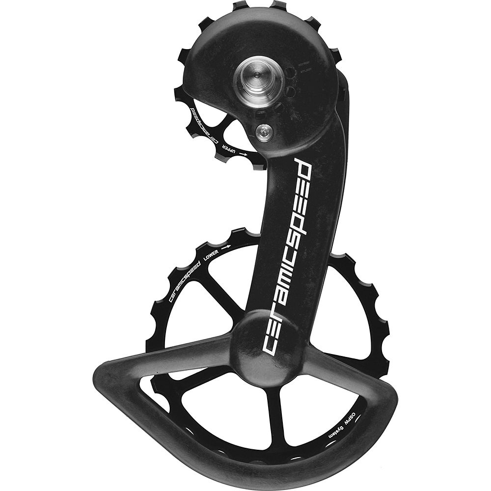 Dérailleur arrière route CeramicSpeed OSPW System - Shimano 9100 (recouvert) - Noir - 9100 + 8000 Series, Noir