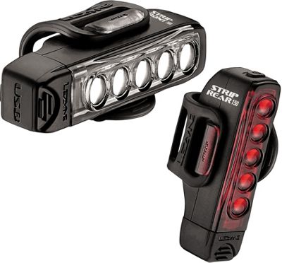 Eclairages Lezyne Strip Drive 300 L & 150 L - Noir