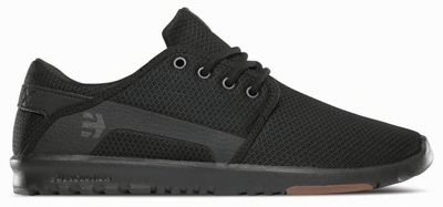 Etnies Scout Shoes - Black-Black-Gum - UK 8}, Black-Black-Gum